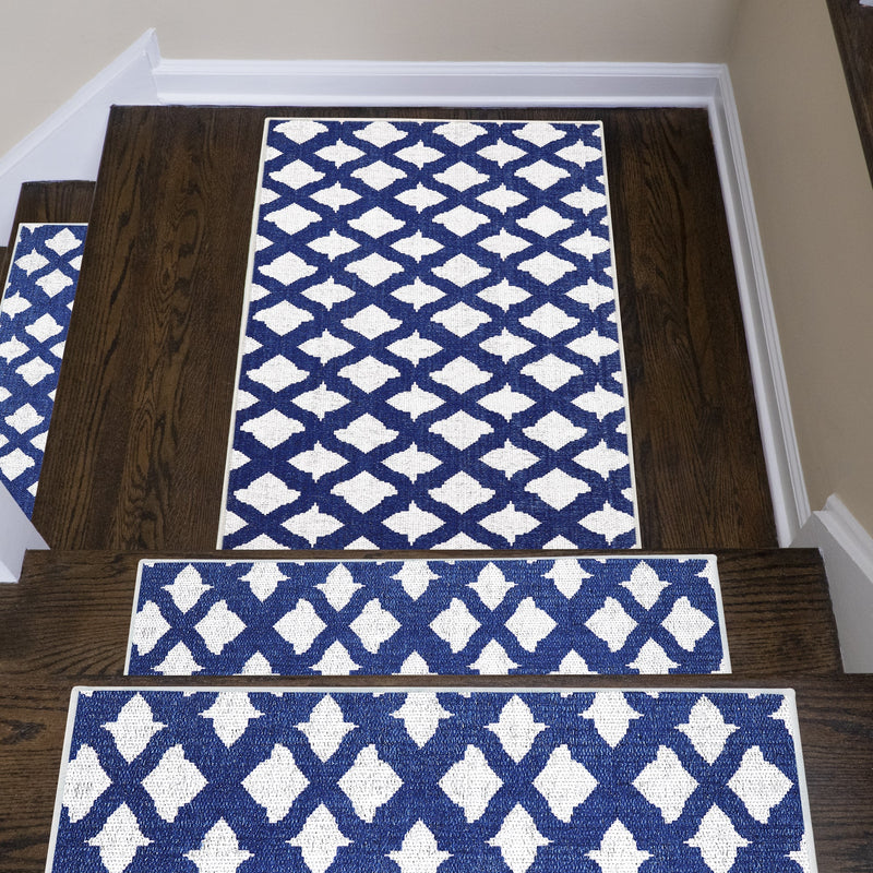 Sussexhome Floral Collection 2 x 3 Foot Heavy Duty Low Pile  Landing Rug Runner