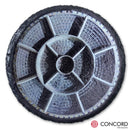 SATURN F1 ENGINE INJECTOR PLATE SLATE COASTER by Concord Aerospace