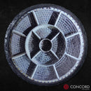 SATURN F1 ENGINE INJECTOR PLATE SLATE COASTER by Concord Aerospace