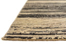 Modern Afghan Gabbeh (8'00"x9'10") dark natural/undyed