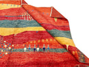 Scenic Afghan Gabbeh (8'03"x9'09") rust/red/dk.green