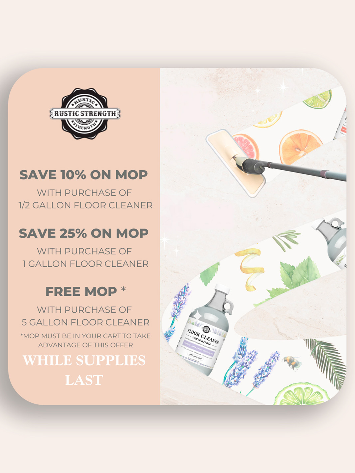 Floor Cleaner Concentrate | Rosemary, Mint & Tea Tree, photo 4 of 18