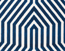 Vanderbilt Velvet Pillow Cover in Navy Blue, Schumacher Textiles