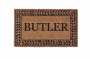 Leafy Vines Border Personalized Doormats