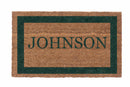 Single Border Personalized Doormats