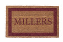 Single Border Personalized Doormats
