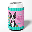 Happy Valentine's Day Boston Terrier Can or Bottle Hugger VHA3001CC