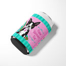 Happy Valentine's Day Boston Terrier Can or Bottle Hugger VHA3001CC