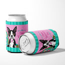 Happy Valentine's Day Boston Terrier Can or Bottle Hugger VHA3001CC