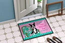 Happy Valentine's Day Boston Terrier Doormat - 24x36 Decorative Floor Mat – Indoor/Outdoor Rug with Artistic Flair VHA3001JMAT