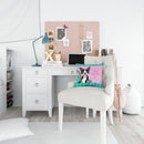 Happy Valentine's Day Boston Terrier Throw Pillow - 14x14 Decorative Pillow – Art for Your Home & Patio VHA3001PW1414