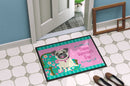 Happy Valentine's Day Pug Doormat - 24x36 Decorative Floor Mat – Indoor/Outdoor Rug with Artistic Flair VHA3002JMAT