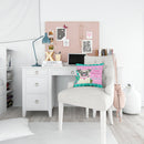 Happy Valentine's Day Pug Throw Pillow - 14x14 Decorative Pillow – Art for Your Home & Patio VHA3002PW1414