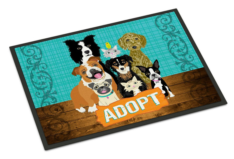 Adopt Pets Adoption Indoor or Outdoor Mat 24x36 VHA3007JMAT