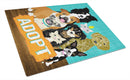 Adopt Pets Adoption Glass Cutting Boards – Durable, Decorative Kitchen Art Large VHA3007LCB