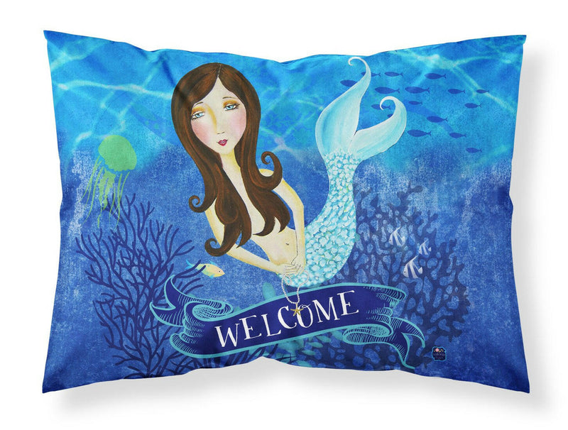 Welcome Mermaid Fabric Standard Pillowcase VHA3010PILLOWCASE