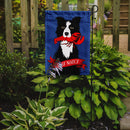 Ahoy Matey Nautical Border Collie Garden Flag - Outdoor Decorative Yard Flag VHA3011GF