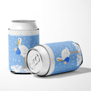 It's a Baby Boy Can or Bottle Hugger Cooler Sleeve for Standard 12 oz Cans, Insulated Foam Beer & Soda Can Hugger Reusable