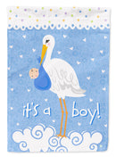 It's a Baby Boy House Flag 28x40 Porch Sleeve Pole Decorative Outside Yard Banner Artwork Wall Hanging, Polyester