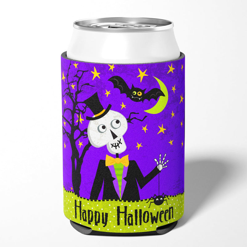 Happy Halloween Skeleton Can or Bottle Hugger VHA3014CC