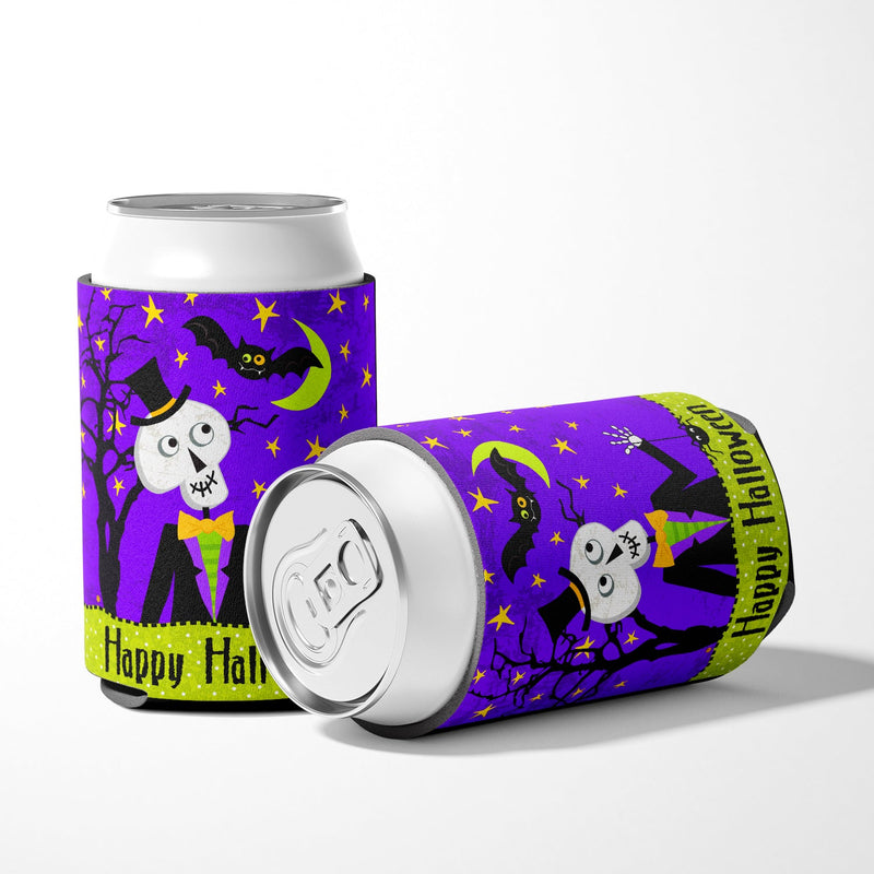 Happy Halloween Skeleton Can or Bottle Hugger VHA3014CC