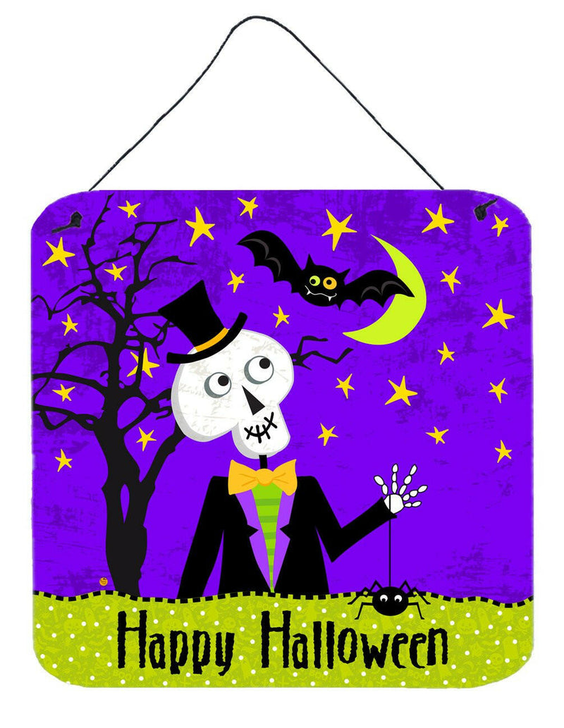 Happy Halloween Skeleton Wall or Door Hanging Prints VHA3014DS66