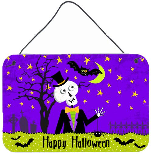 Happy Halloween Skeleton Wall or Door Hanging Prints VHA3014DS812