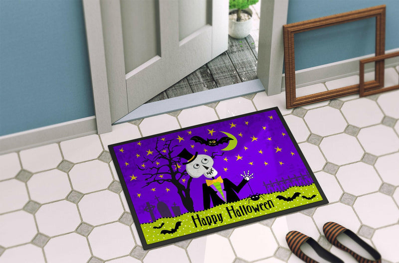 Happy Halloween Skeleton Indoor or Outdoor Mat 24x36 VHA3014JMAT