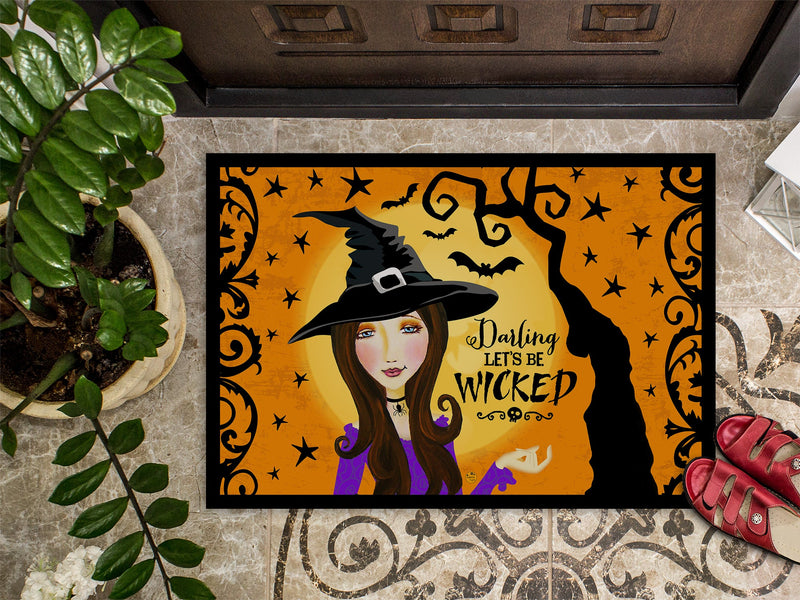 Halloween Wicked Witch Indoor or Outdoor Mat 18x27 VHA3019MAT