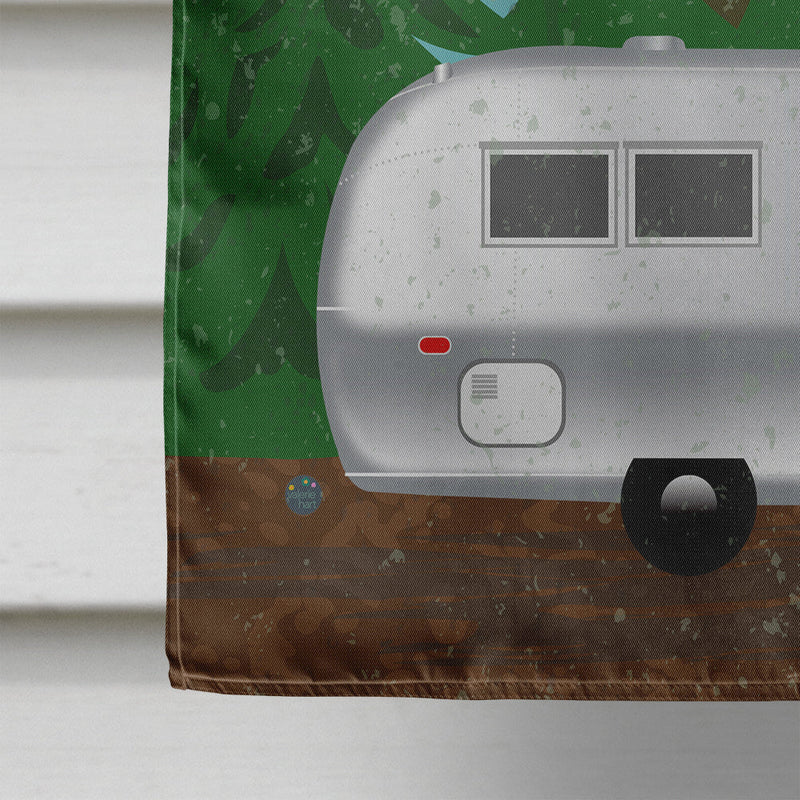 Airstream Camper Adventure Awaits Flag Canvas House Size VHA3022CHF