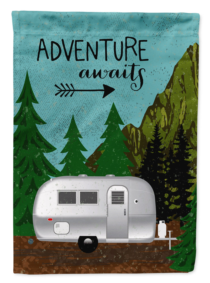 Airstream Camper Adventure Awaits Flag Canvas House Size VHA3022CHF