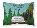 Airstream Camper Adventure Awaits Fabric Standard Pillowcase – Artistic Decorative Front, White Back VHA3022PILLOWCASE