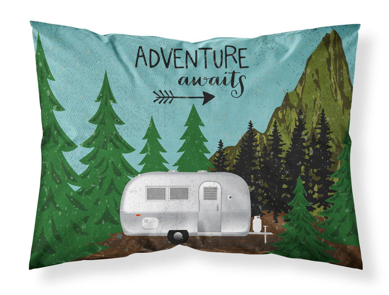 Airstream Camper Adventure Awaits Fabric Standard Pillowcase VHA3022PILLOWCASE