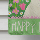 Easter Bunny Rabbit House Flag 28x40 Porch Sleeve Pole Decorative Outside Yard Banner Artwork Wall Hanging, Polyester