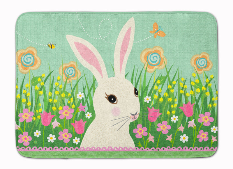 Easter Bunny Rabbit Machine Washable Memory Foam Mat VHA3023RUG