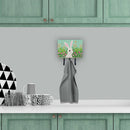 Easter Bunny Rabbit Leash or Key Holder Wall Hooks, Coat Rack Wall Mount, for Hanging Keys, Towels, Aprons, Leashes