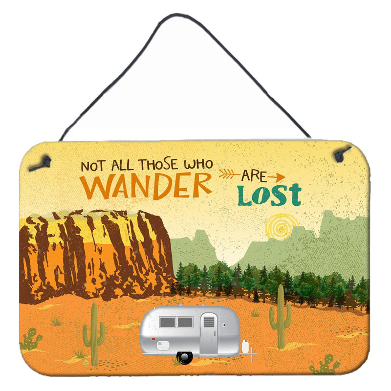 Airstream Camper Camping Wander Wall or Door Hanging Prints VHA3026DS812