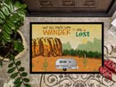 Airstream Camper Camping Wander Doormat - 18x27 Decorative Floor Mat – Indoor/Outdoor Rug with Artistic Flair VHA3026MAT