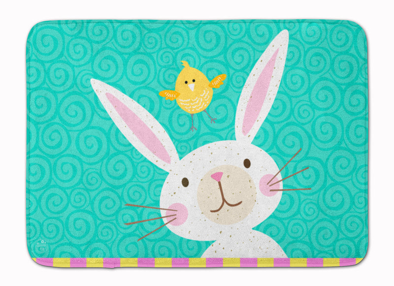 Happy Easter Rabbit Machine Washable Memory Foam Mat VHA3032RUG