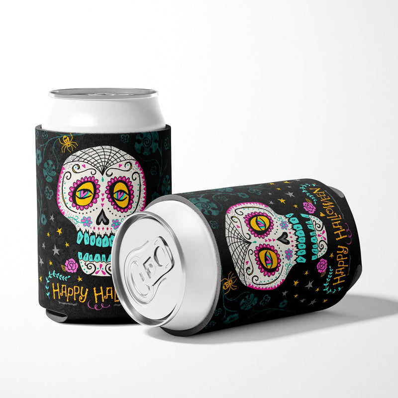 Happy Halloween Day of the Dead Can or Bottle Hugger VHA3035CC