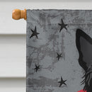 Halloween Vampire Scottie House Flag 28x40 Porch Sleeve Pole Decorative Outside Yard Banner Artwork Wall Hanging, Polyester