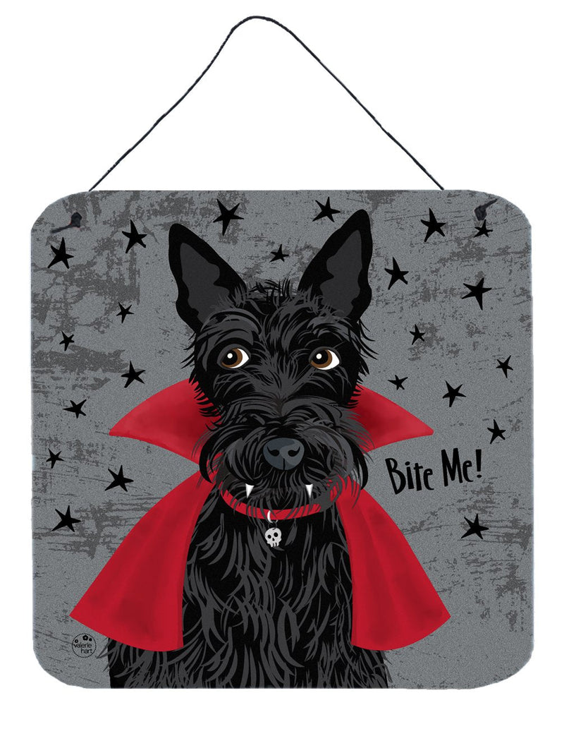 Halloween Vampire Scottie Wall or Door Hanging Prints