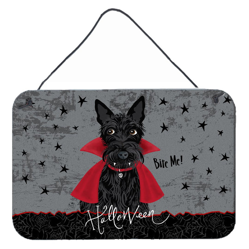 Halloween Vampire Scottie Wall or Door Hanging Prints VHA3037DS812