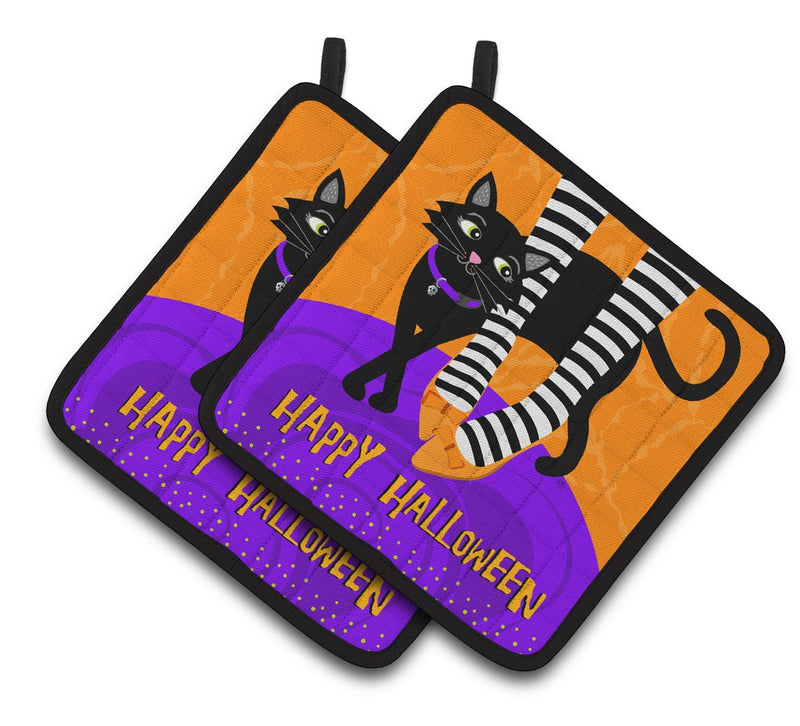 Halloween Witches Feet Pair of Pot Holders VHA3038PTHD