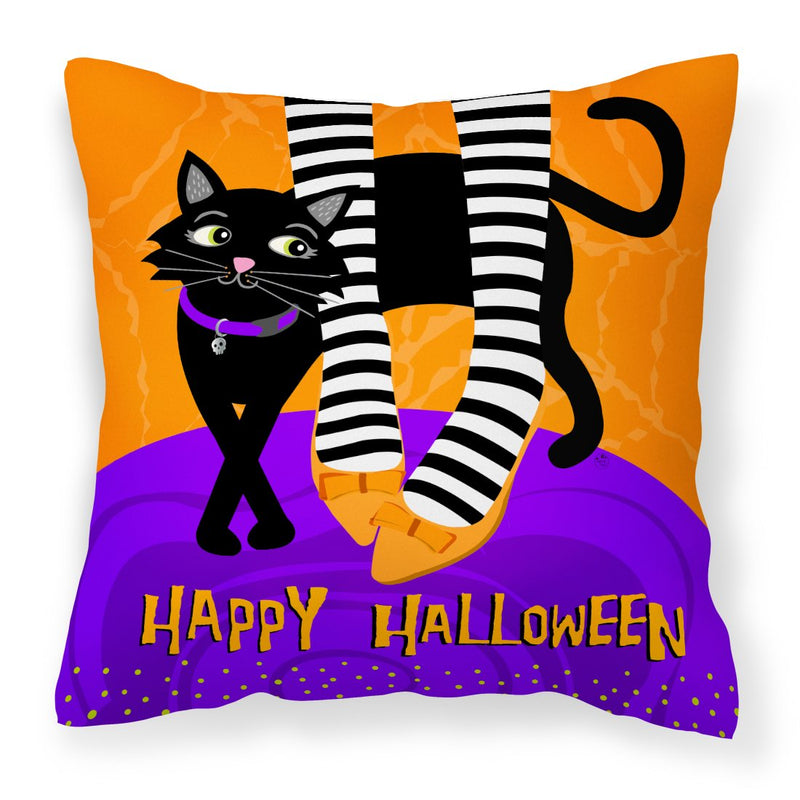 Halloween Witches Feet Fabric Decorative Pillow VHA3038PW1818