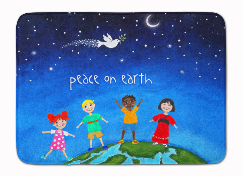Peace on Earth Machine Washable Memory Foam Mat