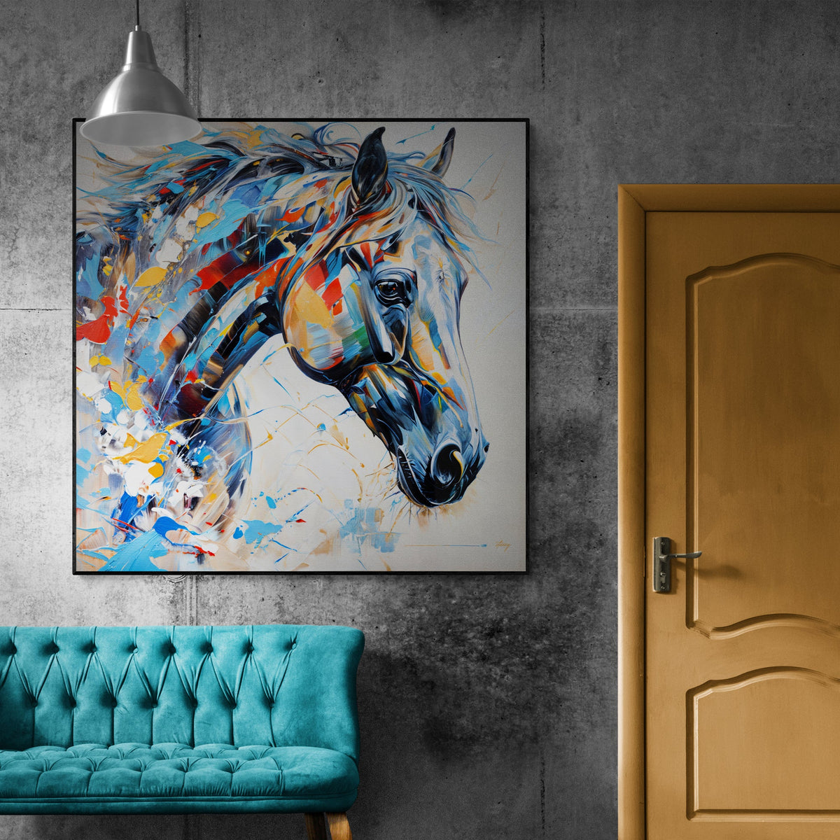 Canvas Print: "Vivid Steed", photo 2 of 7