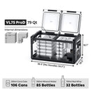 ICECO VL75ProD 12V Heavy Duty Fridge Freezer 75 LT
