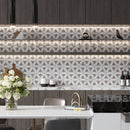 White Gray 9x10 Polished Honed Kaleidoscopic Calacatta Gold, Glacier Terrazzo Marble Mosaic Tile (5 pack, 3.14 sq ft/case)