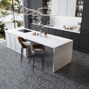 Charcoal Gray Black 12x12 Honed Basketweave Terrazzo Dolomite Limestone Marble Mosaic Tile (5 pack, 5.08 sq ft/case)